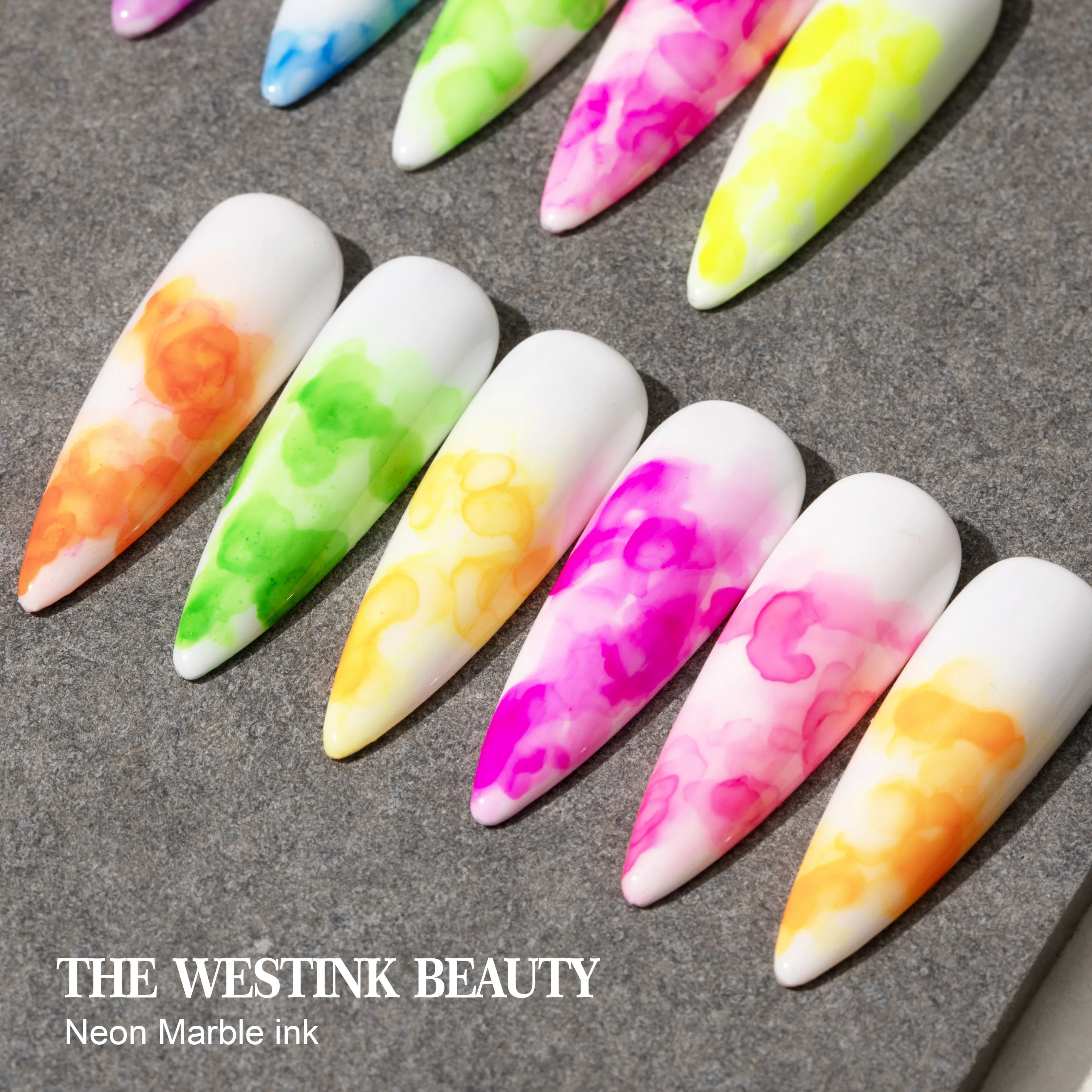 Westink Beauty blooming gel Marble art ink for DIY color Nail design