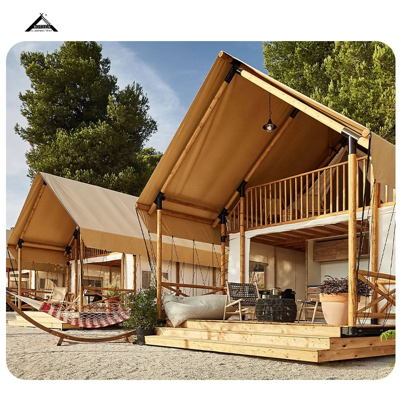 BOTEEN Glamping Tent Hotel Glamping Tent 5m Safari Glamping Tents For Camping