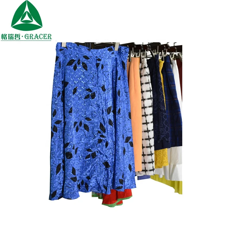 Long Skirts For Women Used Clothing Bales 100kg Second Hand Clothes In USA
