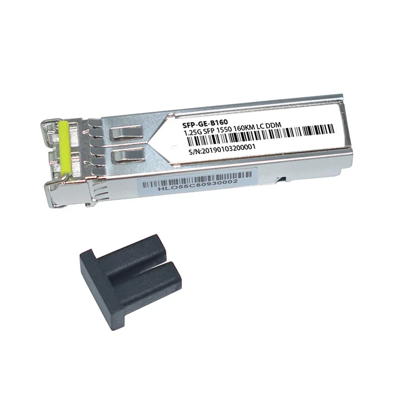 1.25G 1550nm 160KM LC connector Compact Dual ONU Fiber Transceiver SFP Module