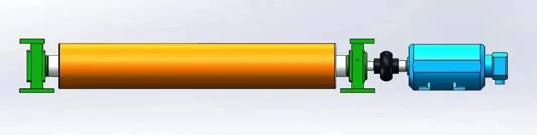 Twin roller assembly Environmental protection dust removal equipment Dusting drum non-standard equipments