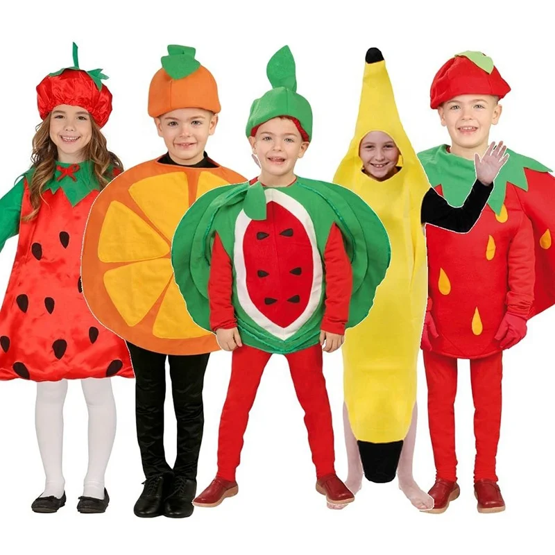 Factory hot sale party star fruit cartoon costume for kids