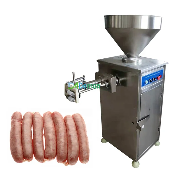 Spanish pork sausage chorizo making machine Pepperoni filling twisting machine Bratwurst sausage filling knotting machine