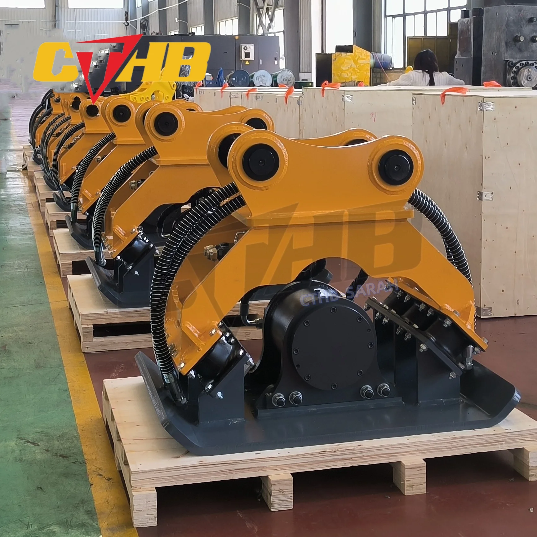 Excavator Compactor CTHB Vibrating Plate Compactor Soil Compaction