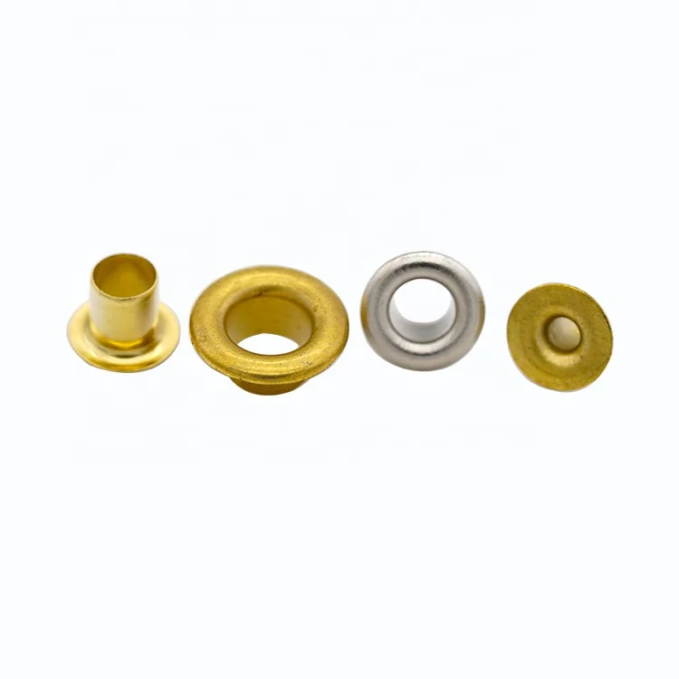 Custom Factory Different Size Metal Eyelets Brass 23.5 mm Stainless Steel Metal Grommet Garment Eyelet