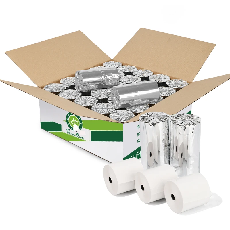 Sailing wholesale Supplier Manufacturers 58 mm security thermal paper roll  thermal sensitive pvc synthetic paper