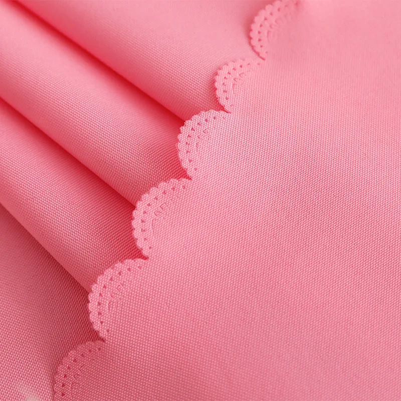 Wholesale banquet Nordic style Popular green color custom wedding tablecloth round white polyester table cloth