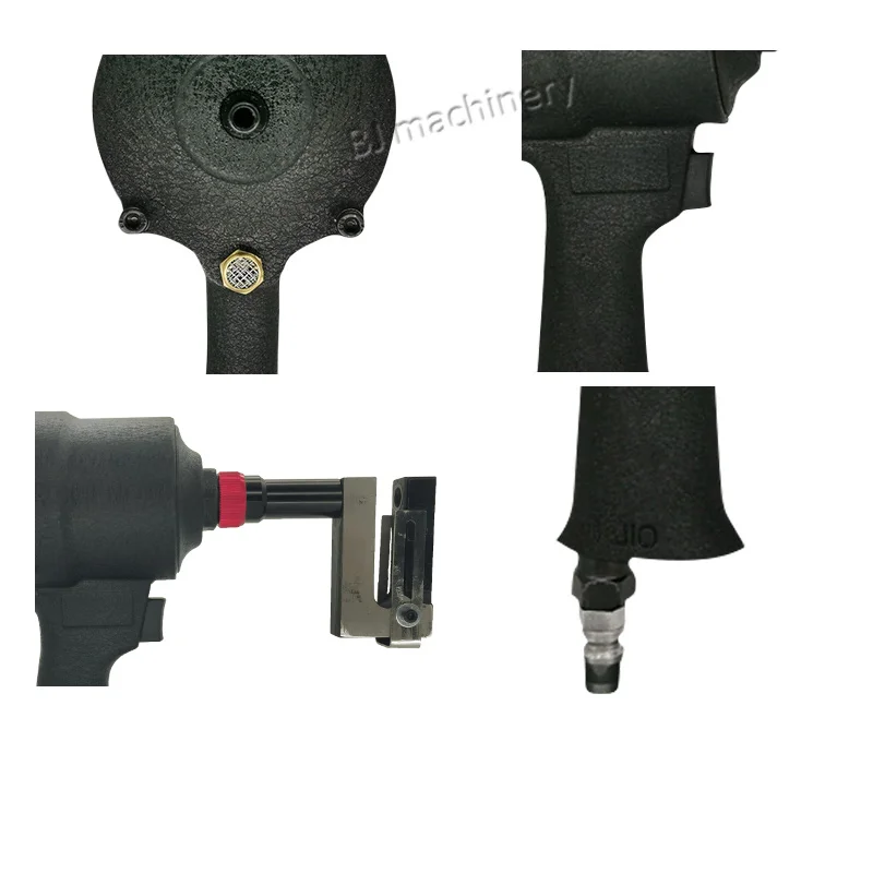 Air Rivet Gun Pneumatic Hand-Held Riveter Pistol Type Riveting Tool Corner Code Punch Gun