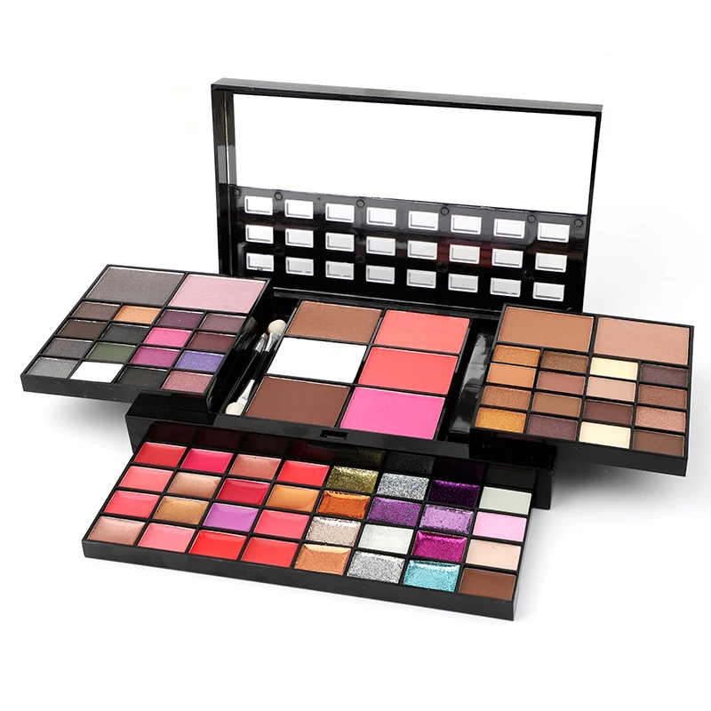 RTS Professional 74 Full Color Makeup Set Custom Eyeshadow Blush Concealer Contour Lipgloss Make Up Palette
