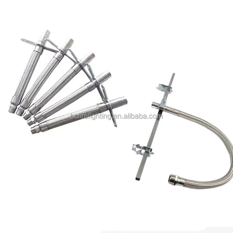BaiChuan Connection Flexible Sprinkler high quality Metal drop Hoses fire fighting system