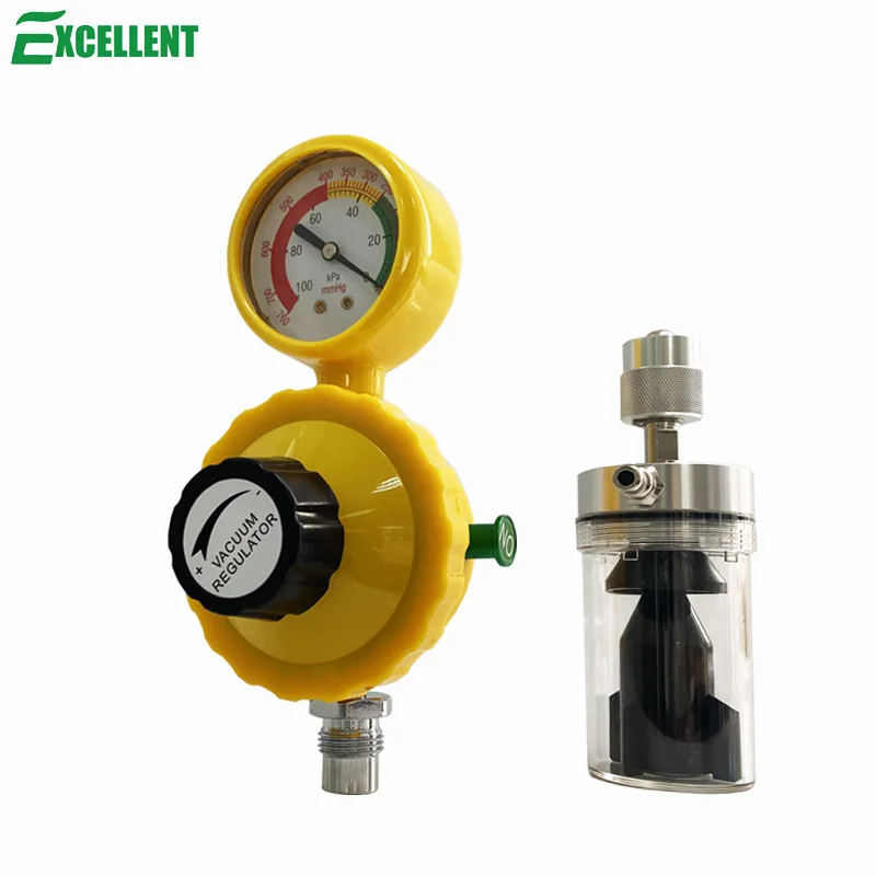 0-760mmhg Suction Unit Regulator Vacuum Regulator with 1000ml, 2000ml suction jar bottle