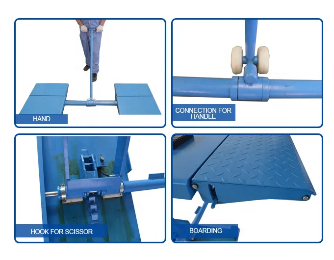 3.0 Ton Pneumatic/Hydraulic Auto Car Portable Scissor Lift