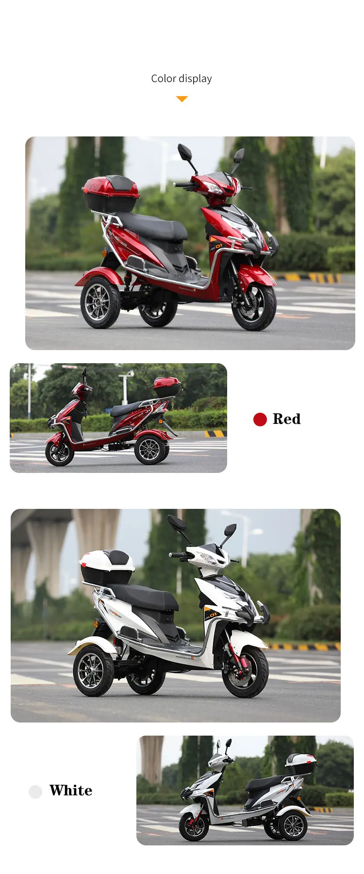 
New design open body e tricycle bike electric trycicle 3 wheel electric motorcycle for adult and disabled 