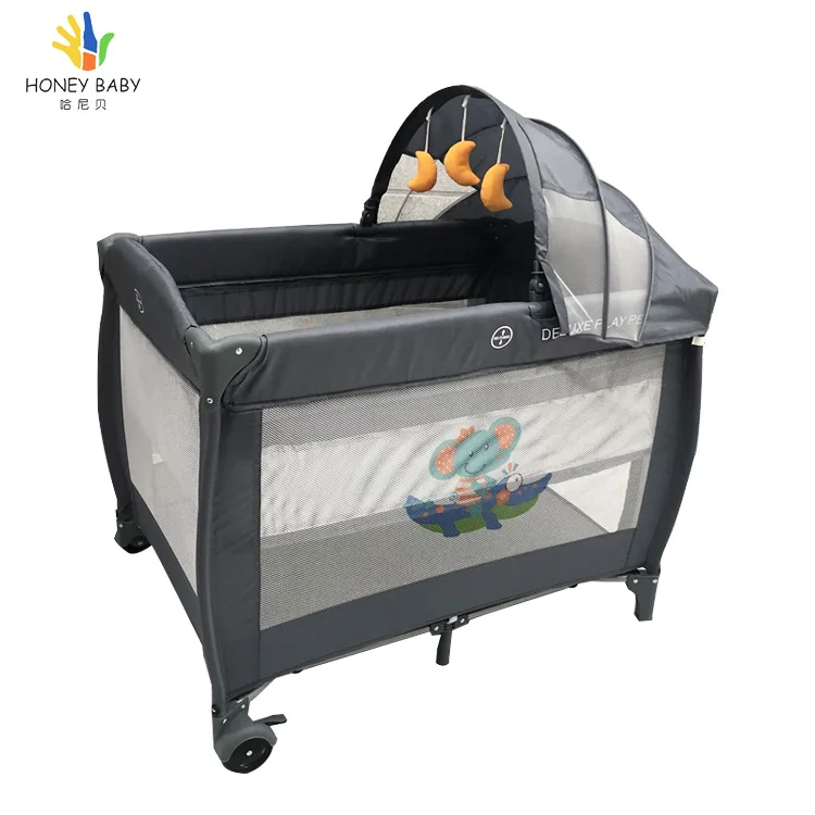 New Children Bedroom Products Big Size Adult Baby Folding Cuna Corral Para