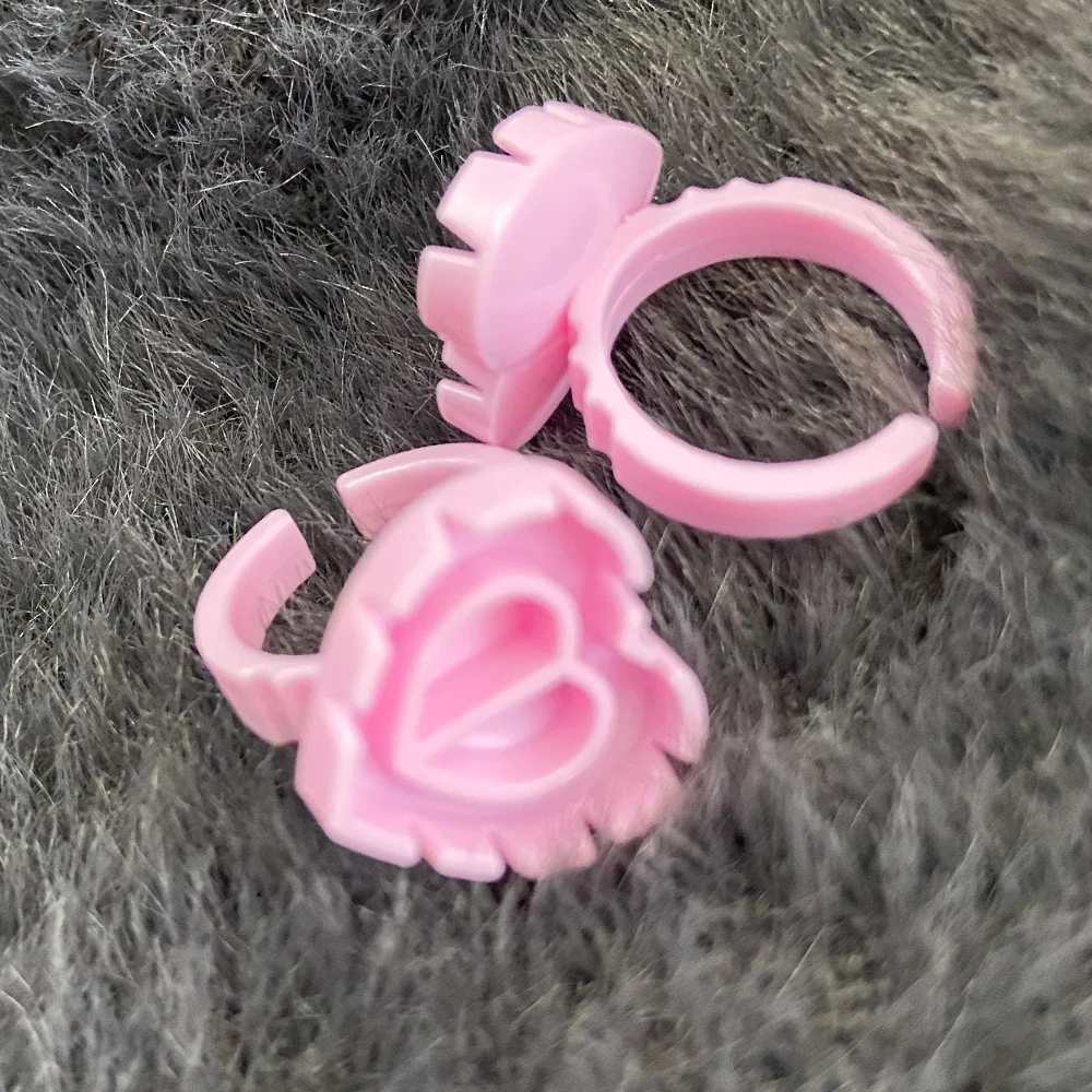 lash accessories Heart Shape Eyelash Accessories Glue Holder Ring for eyelash extension