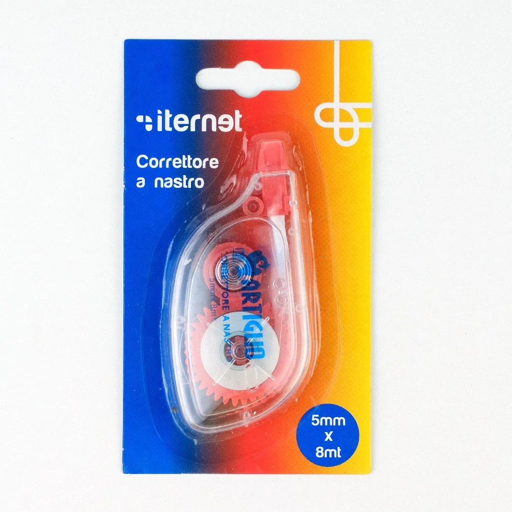 Plastic Kids Stationery Student Correction Supplies Colored Yellow Correction Tape Set