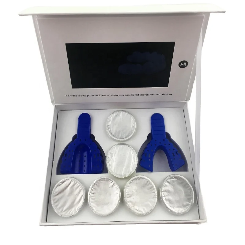 wholesale customized 7 inch LCD Screen video pack box , lcd video gift packing Box ,Video brochure box with led screen