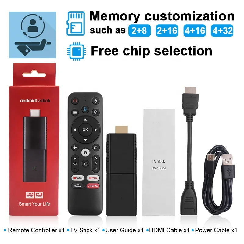 New Android TV Stick with Free Test IPTV M3U Android TV BOX Quad Core and  12 Months IptvSubscription  Panel Reseller Year IPTV