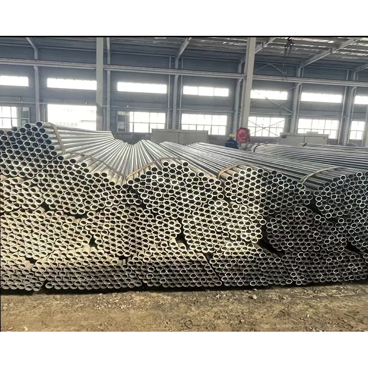 Factory price Q235 Q355 0.5mm thickness carbon steel welded pipe Galvanized Coating Round Shape for outdoor construction