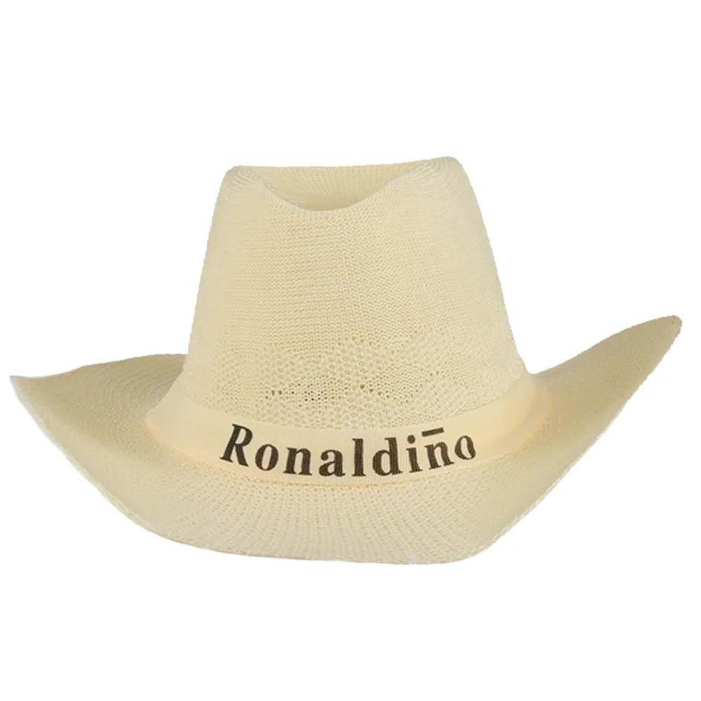 Модная рекламная ковбойская шляпа недорогая соломенная на заказ