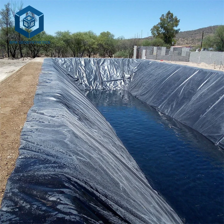 High Density Polyethylene Water Containment HDPE Liner 1.5mm Geomembrane for Artificial Lake in Pakistan