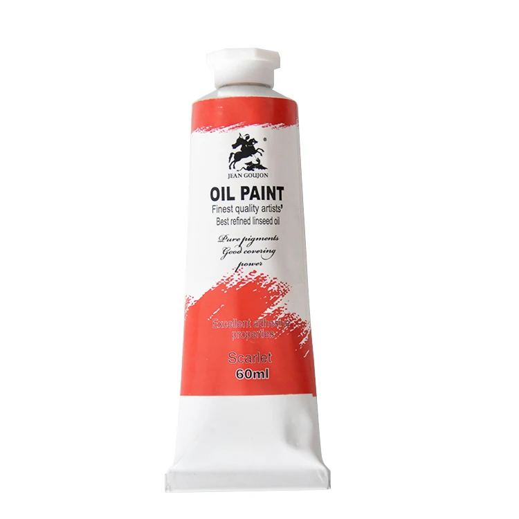 60ml Excellent Coverage Oil Paint for Artist Kids Beginners Adults