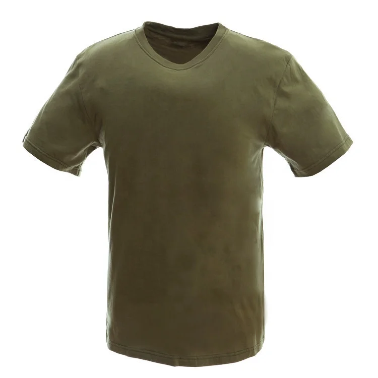 YAKEDA Custom Wholesale Outdoor Plain Cotton Camouflage Training Short Sleeves Men T-shirt Combat Tactical T Shirt