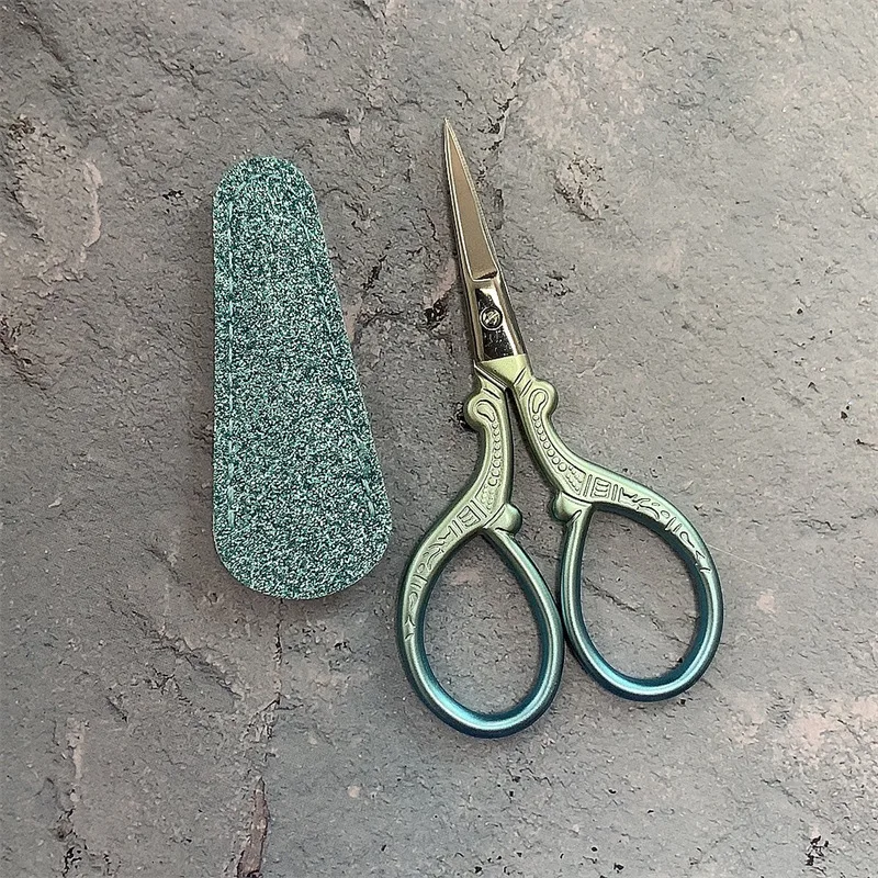 19 Colors Small Beauty Scissors Protective Case Eyebrow Scissors Storage Case Makeup Glitter Scissor Cover