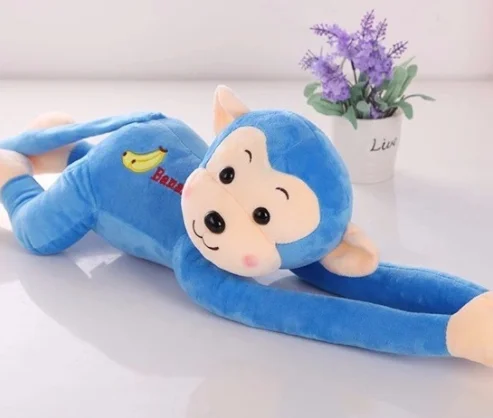 Long arm monkey stuffed toy Cute wild animal toy    ODM custom soft plush toy .