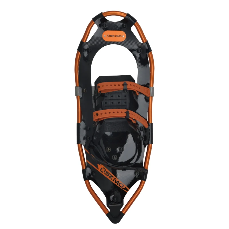 Hiking Snowshoes of Aluminium with Hole Strap Binding Super Light Weight Racing Snowshoes