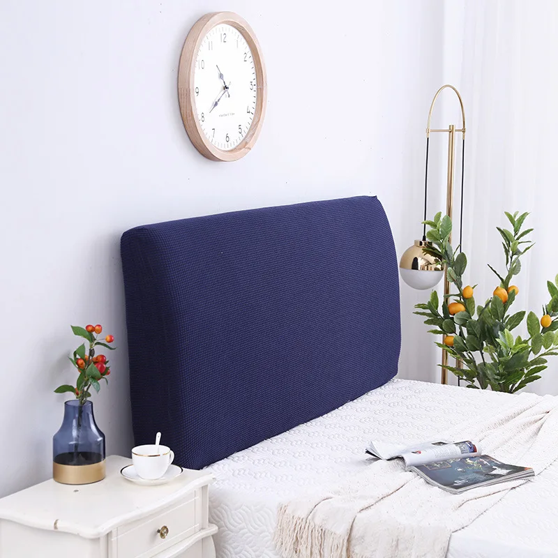 Elastic Bedhead Cover All-inclusive Bed Head Cover Solid Color Bed Head Back Protection Headboard Dust Cover