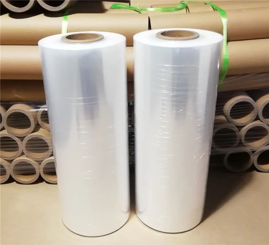 Factory Pallet Polyethylene /Wrap Handle Transparent Wrapping Machine Packaging Shipping Stretch Film