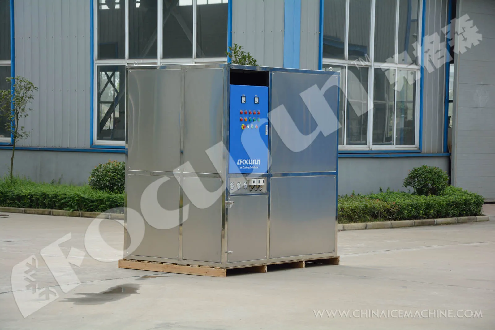 Auto ice maker 2T industrial ice machine for sale plate ice machine