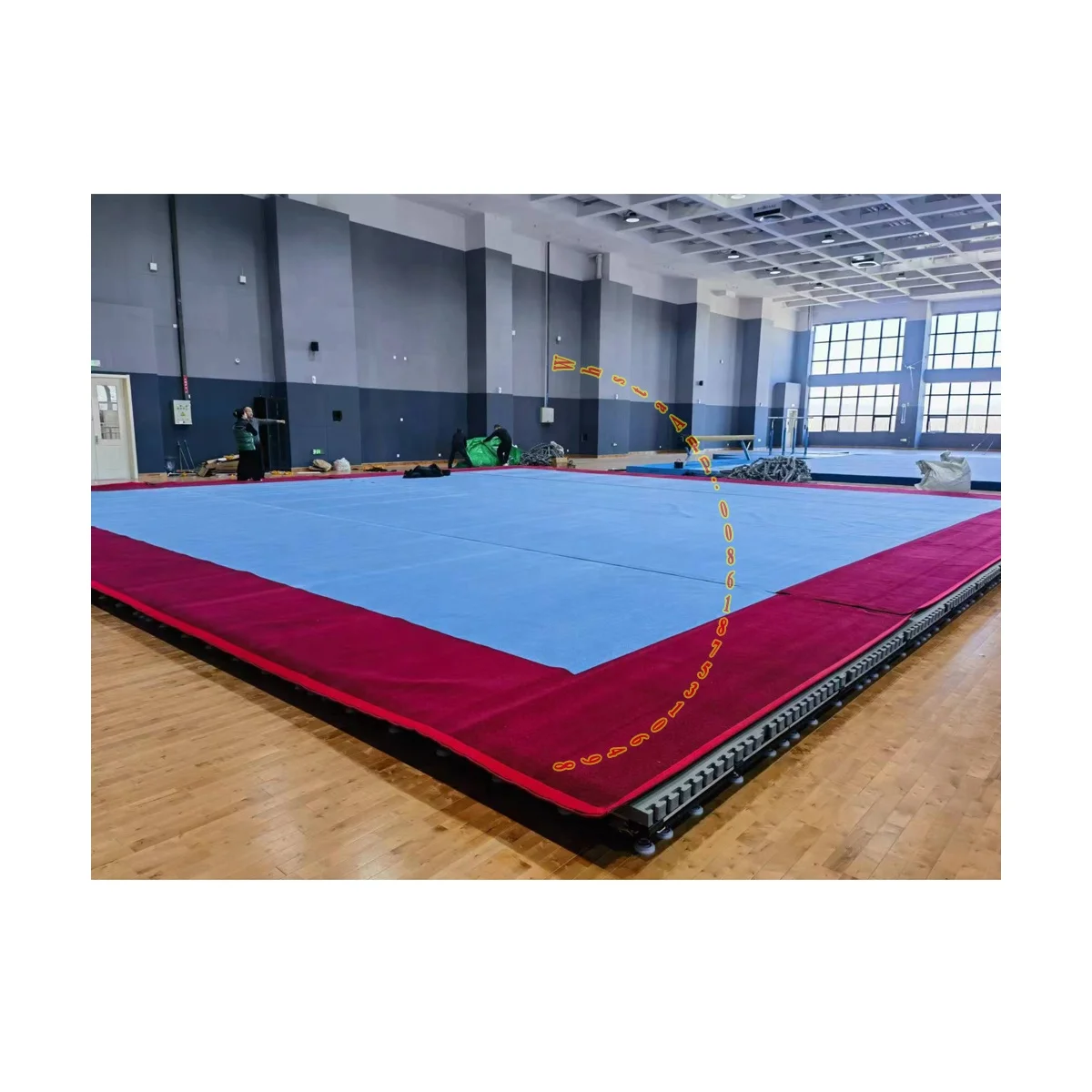 gymnastics equipment SPRING EXERCISE FLOORS carpet