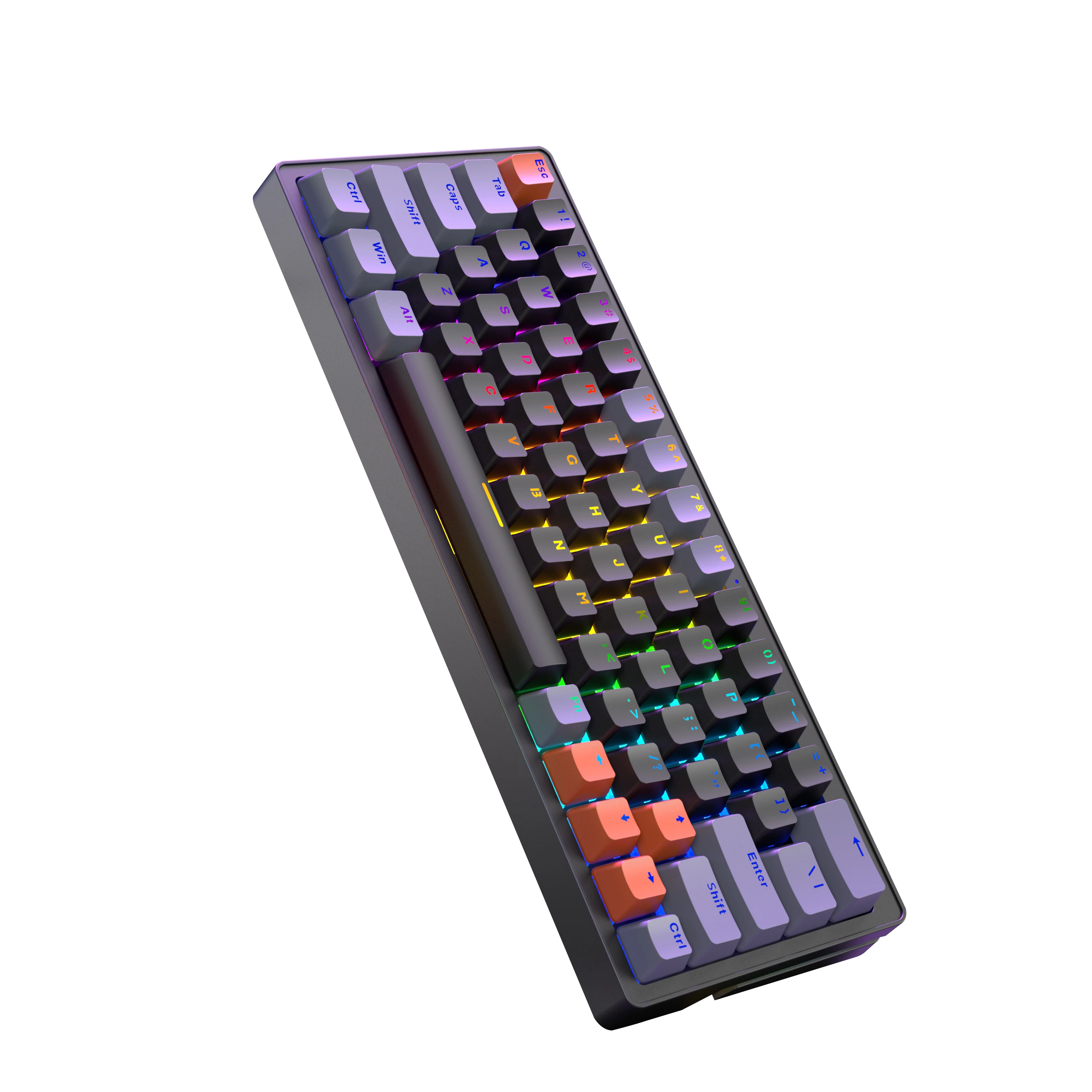Wired RGB Gaming Mechanical Keyboards RGB Backlight Wired Gaming Mechanical Keyboard for Gamer