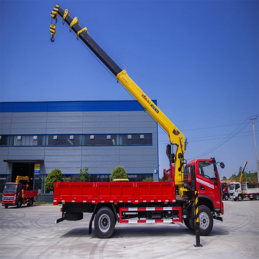 Integrated Crane Truck Building Machine Lorry-mounted Crane 3.2ton 4ton 5ton
