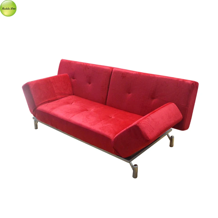Redde Boo hot selling red living room furniture sofa beds classic design folding fabric sofa cum bed sets B9201