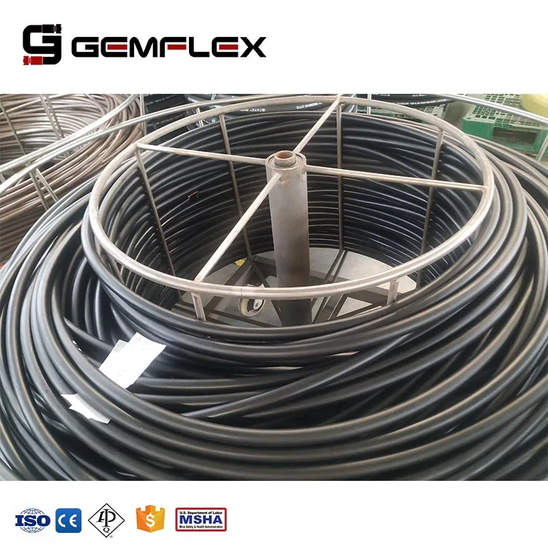 
High Pressure Flexible Synthetic Two Layer 2SN Hydraulic Hoses For Parker Crimp machine. 