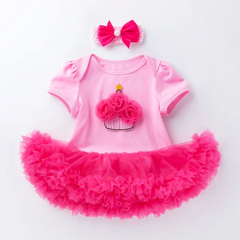 2024 summer baby tutu dress kids 2 years baby girl birthday tutu dress toddler girl fit 0-2 support customized sizes