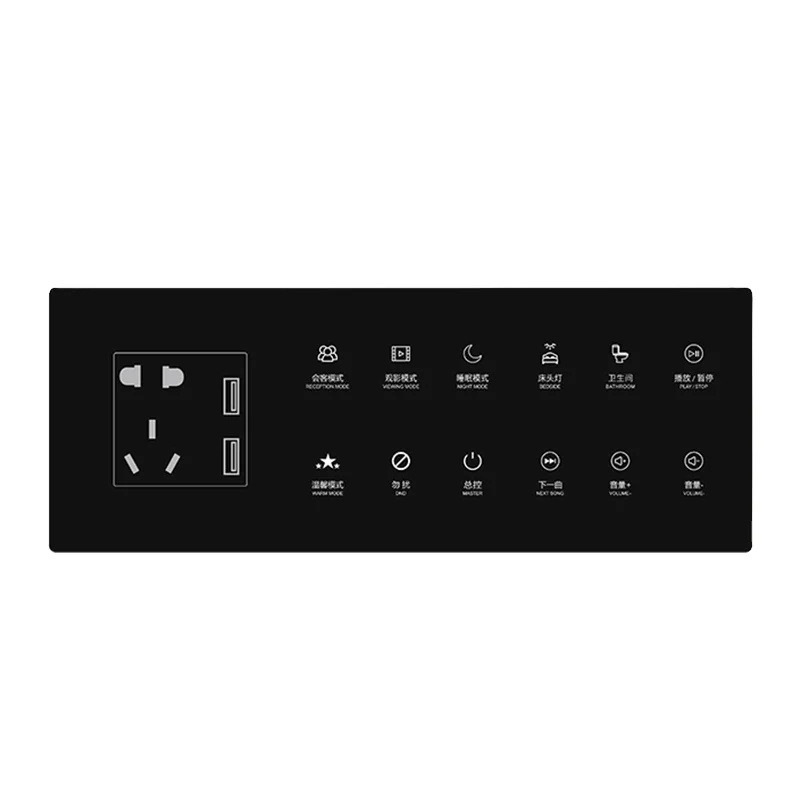 Boonlive Shenzhen New Arrivals WiFi Touch Smart Switch 4 Gang+4 Gang+4 Gang Light Switch Toughened Glass Panel