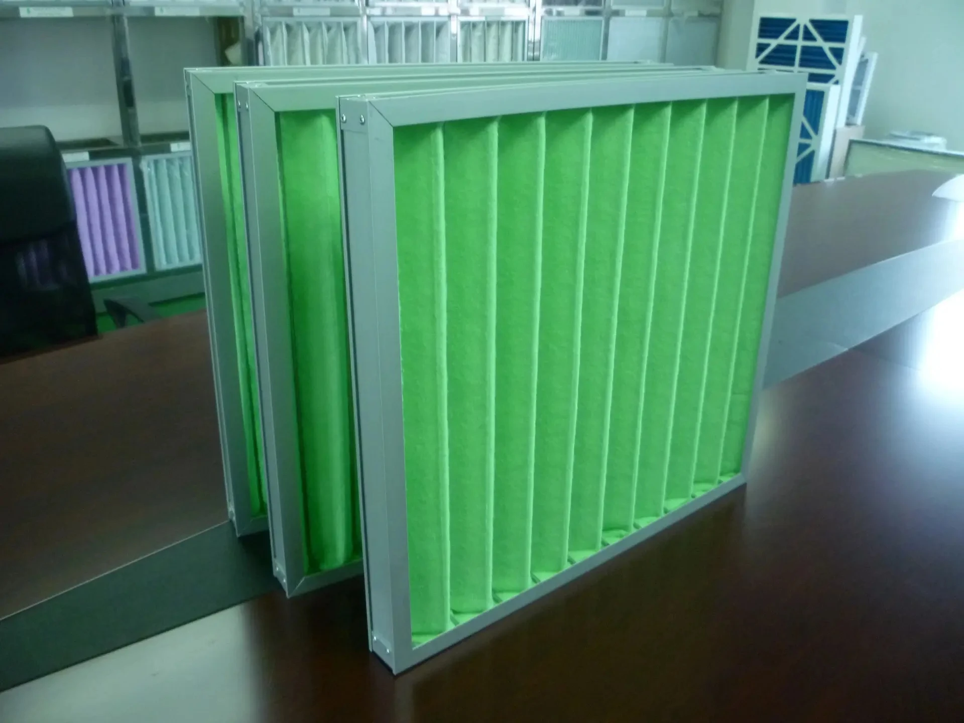 Картонная рама HVAC 16x20x1 Merv 8 11 13 плиссированная панель из синтетического волокна с фильтром индивидуальные размеры производственные предприятия