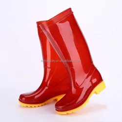 Мужские высокие резиновые сапоги, Нескользящие, износостойкие, для улицы, водонепроницаемая обувь