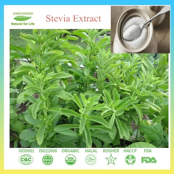 
Natural sweeteners stevia extract powder for beverage and bakery 