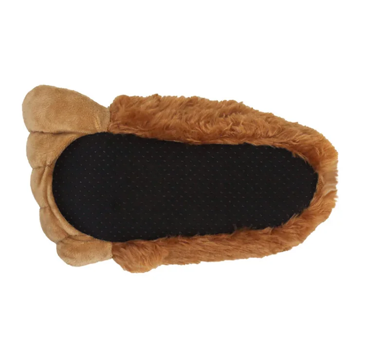 Customize Big Feet Furry Monster Adventure Slippers Hobbit Feet Costume Slippers for Adults