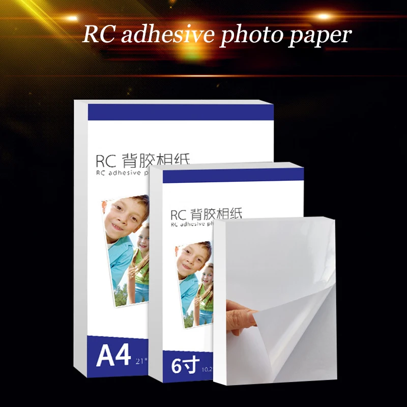 Wholesale RC Grade Inkjet Satin Photo Paper rc photo paper 8x10 100 sheets black and white