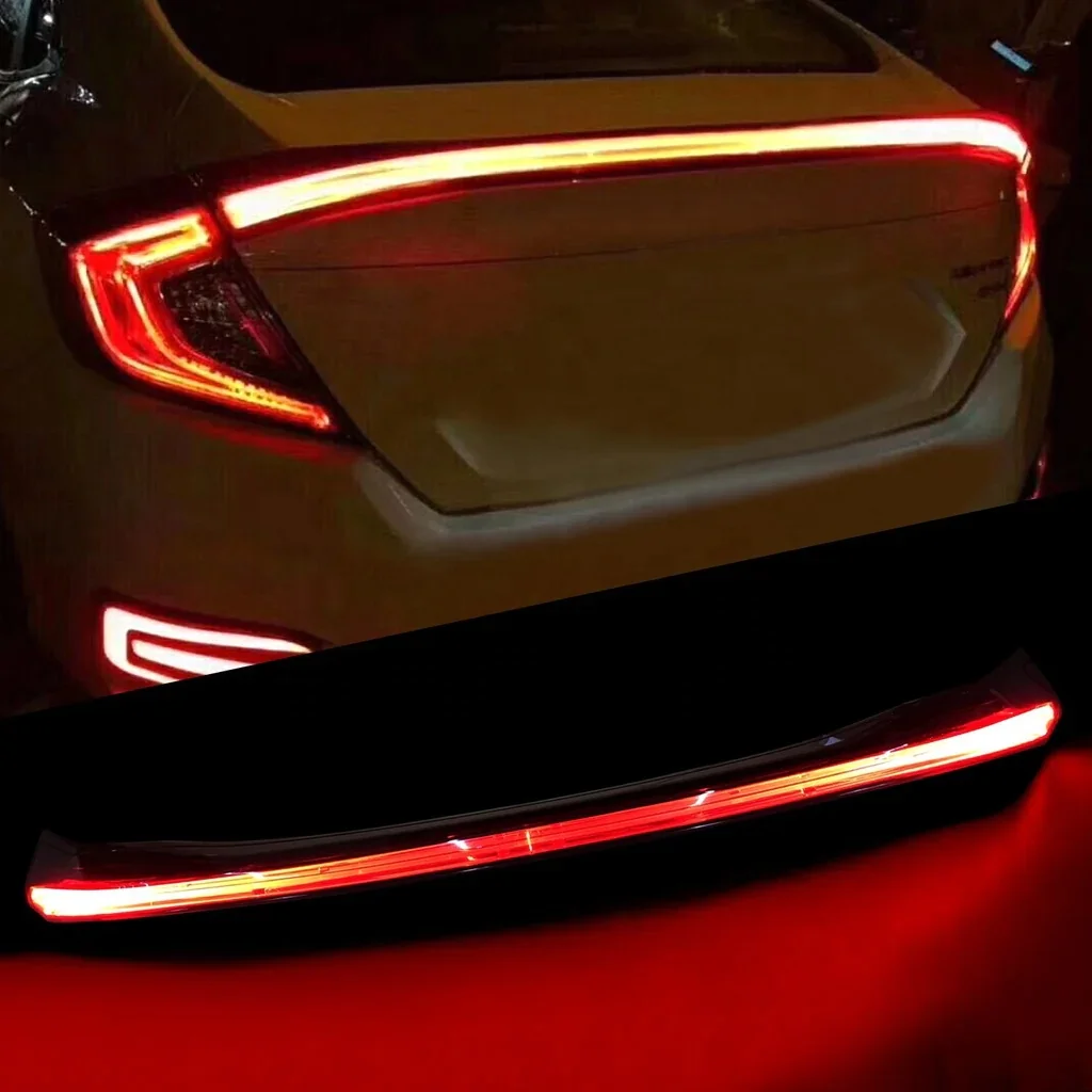 Спойлер светодиодный для 16-21 Honda Civic Sedan