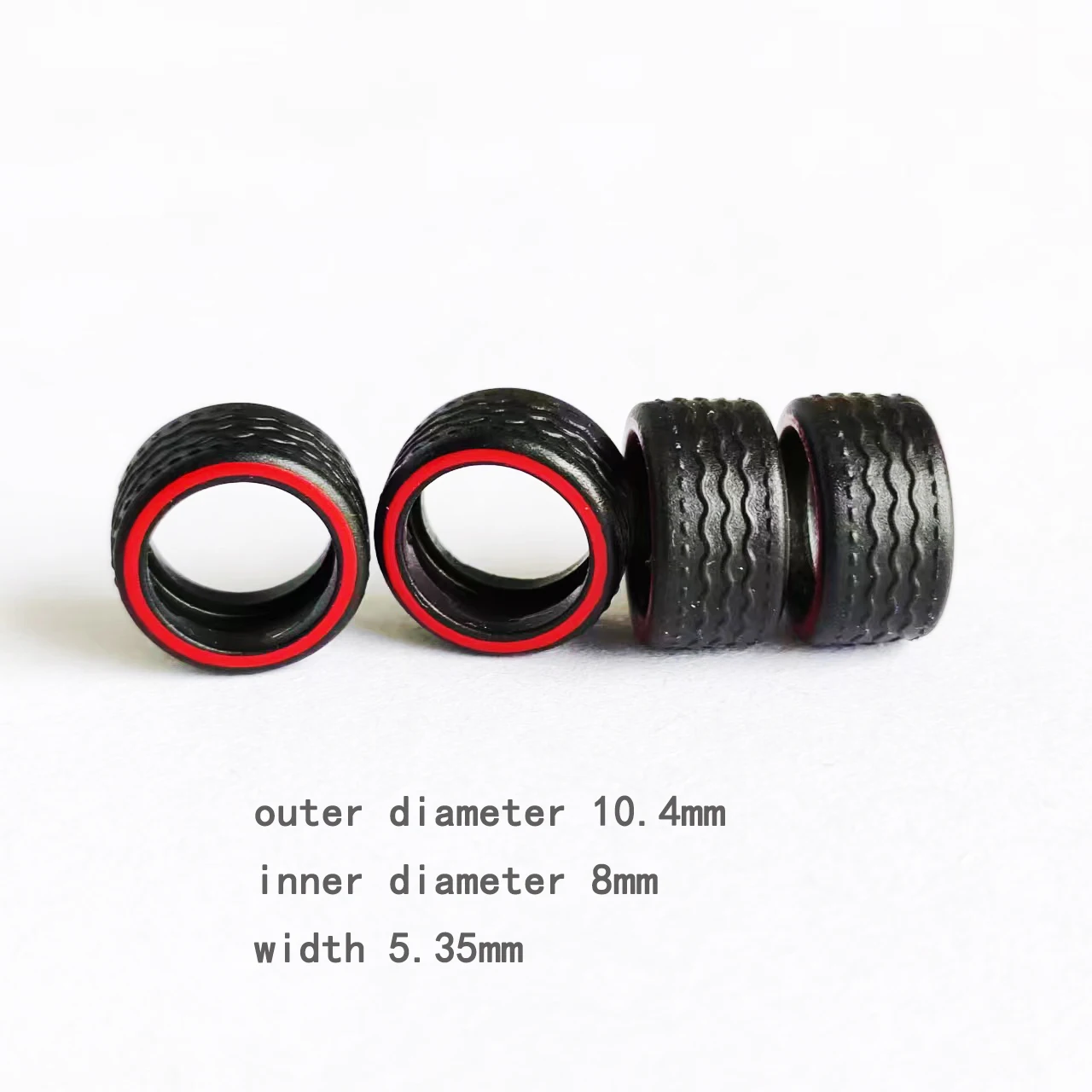 1/64 Rubber Tires 10.8mm/11mm/12.8mm/13mm/14.1mm/14.5mm/16.9mm for Hot Wheel/Matchbox/Domeka