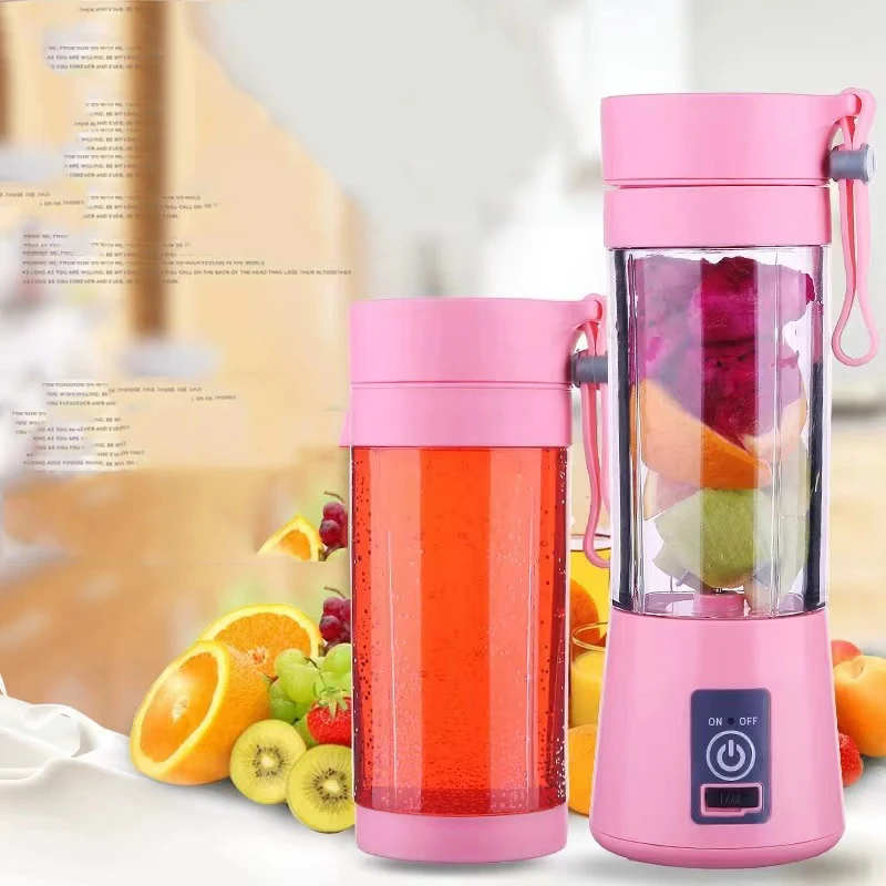 2022 Hot Selling Factory Price Mini Juicer Colored Fashionable Portable Juicer Rechargeable Juicer OEM Acceptable