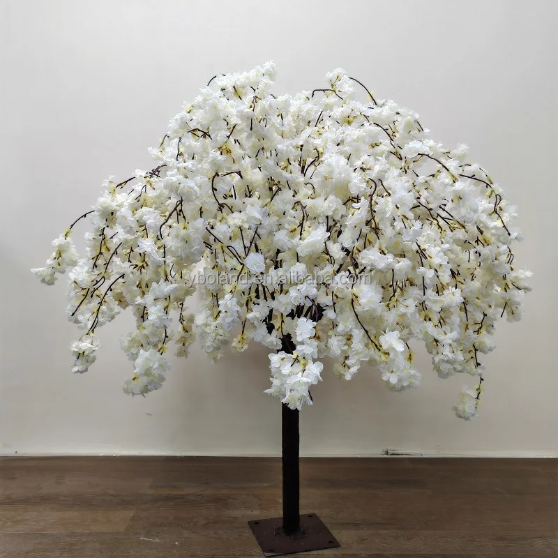 L-TT 4 ft 5 ft most popular silk artificial Sakura flowers trees wedding part table decoration cherry blossom flower tree