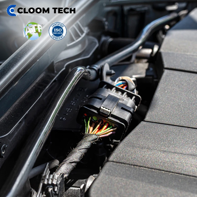 Manufacturer Custom Electric Charging Cable Assembly for EV Fleets PVC & Rubber Insulated Wire Harness with EV Connectors